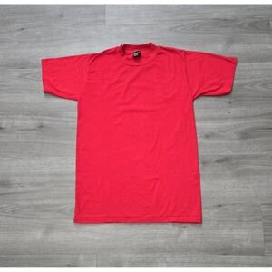 Vintage Single Stitch T-Shirt Sears Mens Large Red Boxy 70s 80s‎ Made in USA